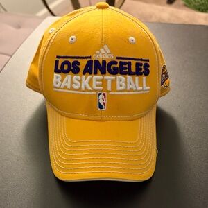 Adidas Gold Los Angeles Lakers Basketball Hat